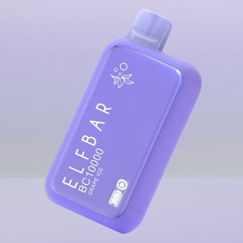 Электронная сигарета Эльф Бар 10000 затяжек Ледяной Виноград (Elf Bar BC 10000 Grape Ice)